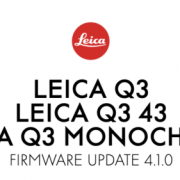 라이카 Q3 Q3M Q343 펌웨어 버전 4.1 업데이트