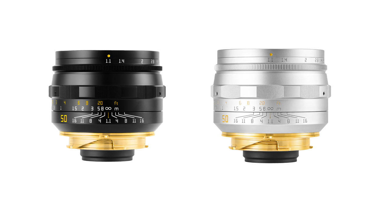 SHOTEN TRIBUTE 01 LTM50mm f/1.1 블랙과 실버
