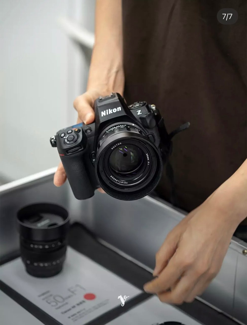 Nikon Z 바디에 장착한 NOKTON 60mm F1